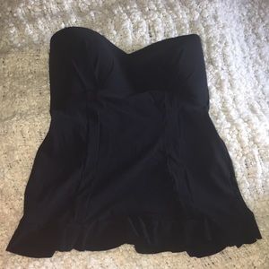 Adjustable strap tankini top